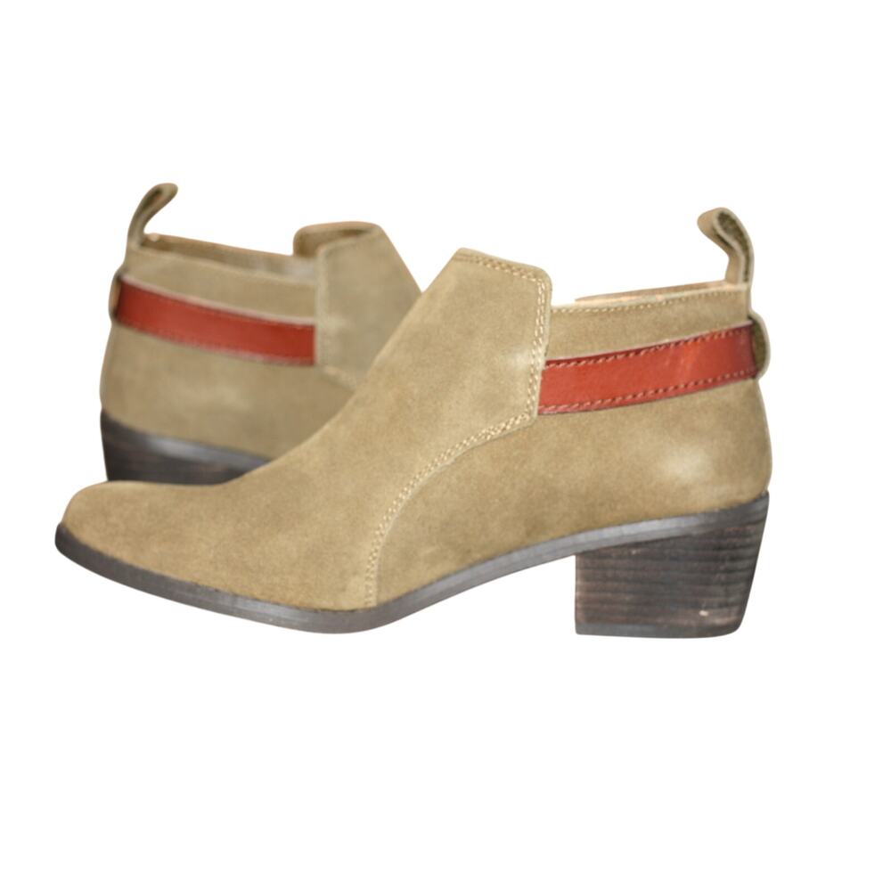 Leather American Eagle Olivine Heeled Ankle Boot Womens 8.5 NWB